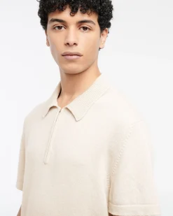 Barrie B Label cashmere zip-neck top