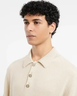Barrie B Label polo-collar sweater in cashmere