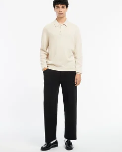 Barrie B Label polo-collar sweater in cashmere