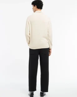 Barrie B Label polo-collar sweater in cashmere