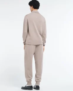 Barrie B Label polo-collar sweater in cashmere