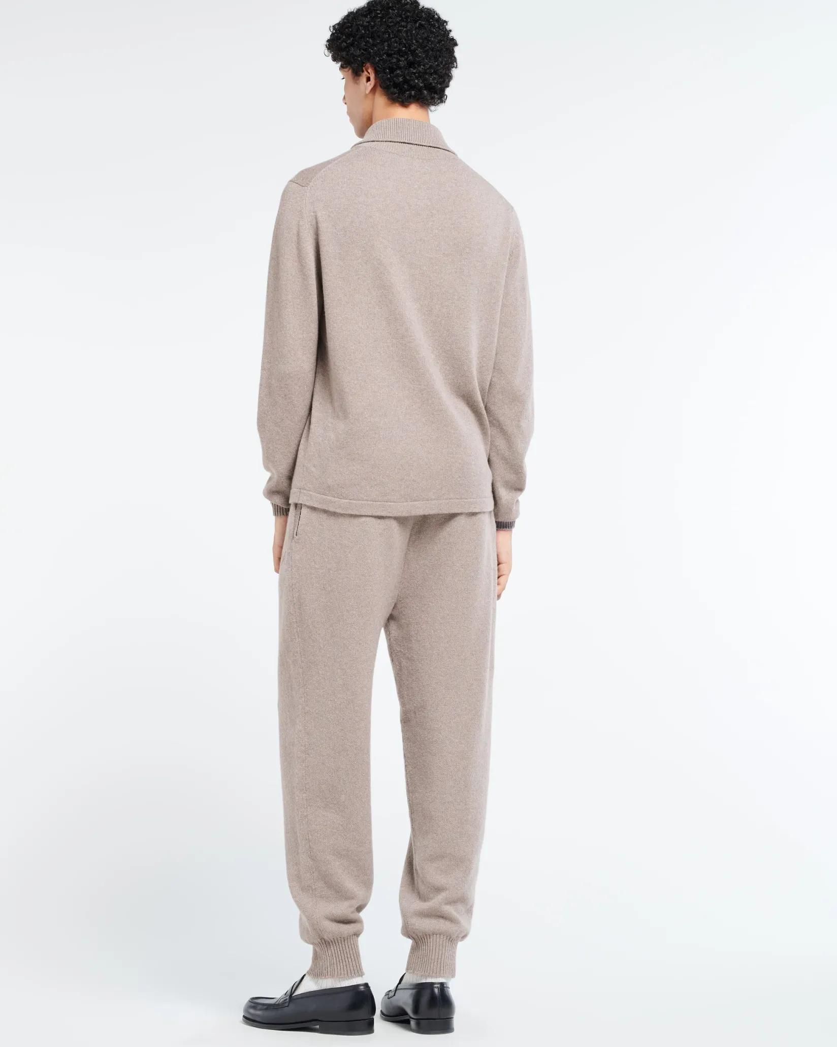 Barrie B Label polo-collar sweater in cashmere