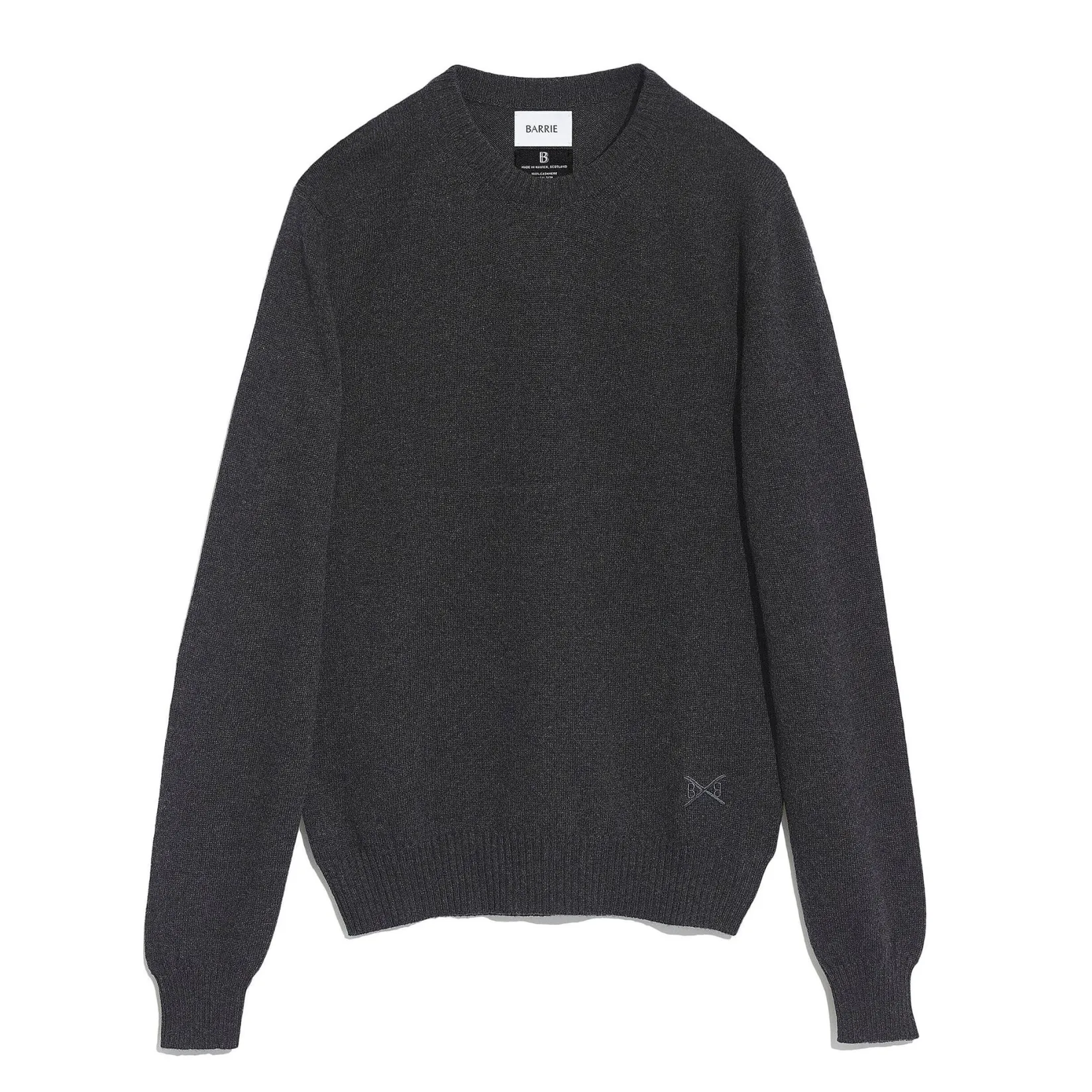Barrie B Label round-neck cashmere jumper