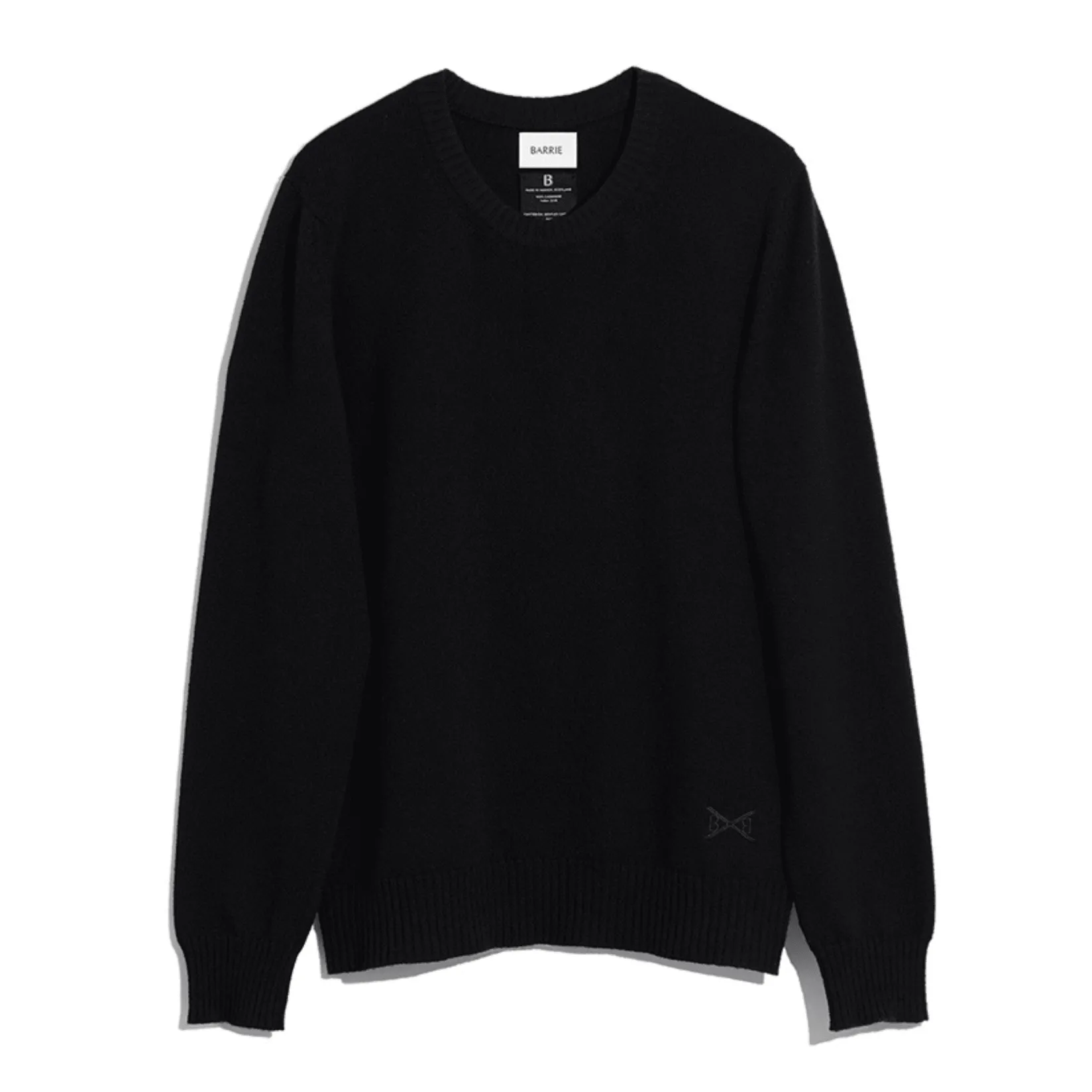 Barrie B Label round-neck cashmere jumper