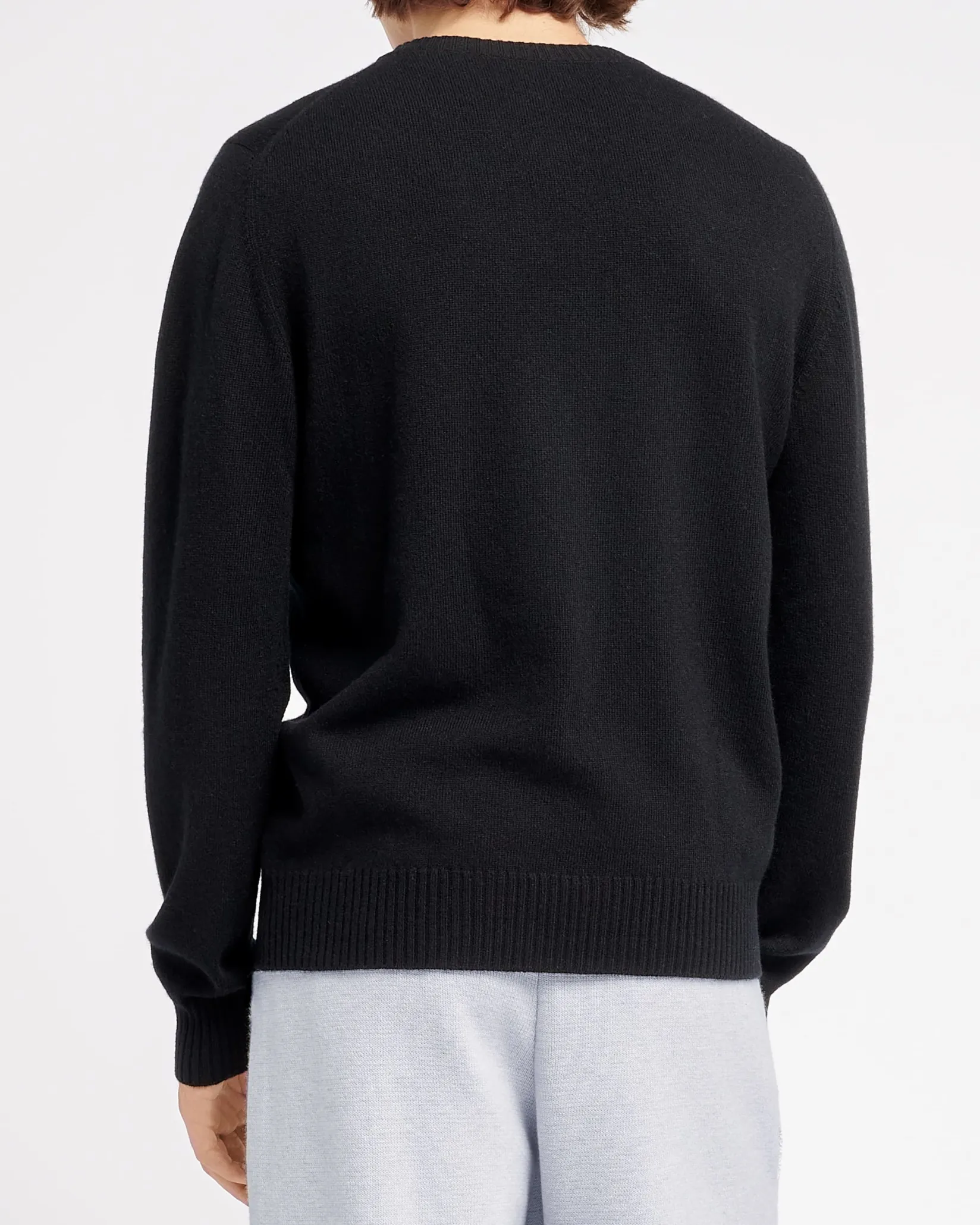 Barrie B Label round-neck cashmere jumper
