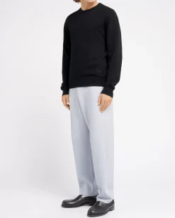 Barrie B Label round-neck cashmere jumper