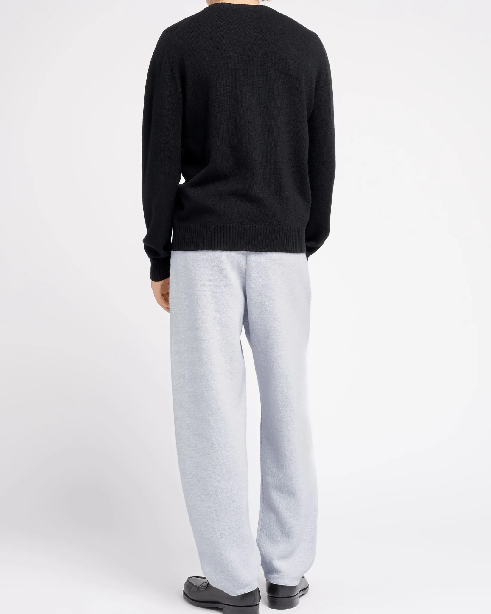 Barrie B Label round-neck cashmere jumper