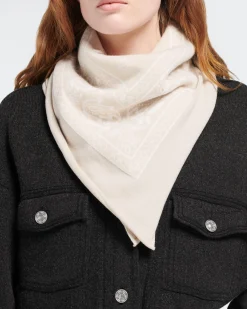 Women Barrie Bandana in cashmere and cotton