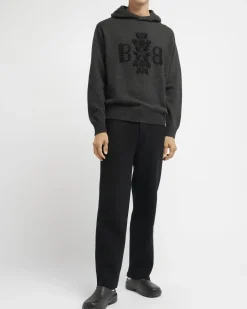 Barrie 3D logo cashmere hoodie