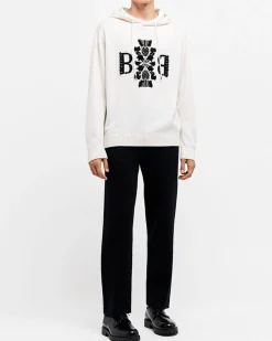 Barrie 3D logo cashmere hoodie