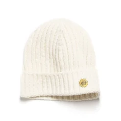 Women Barrie Beanie hat in cashmere to be personalised with a zodiac medal
