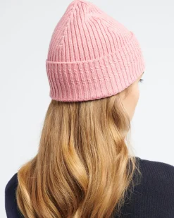 Women Barrie Beanie hat in flecked cashmere