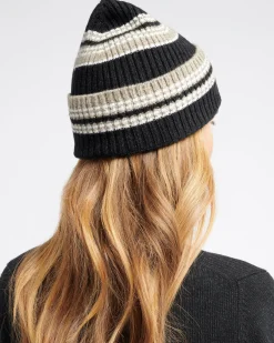 Women Barrie Beanie hat in flecked cashmere