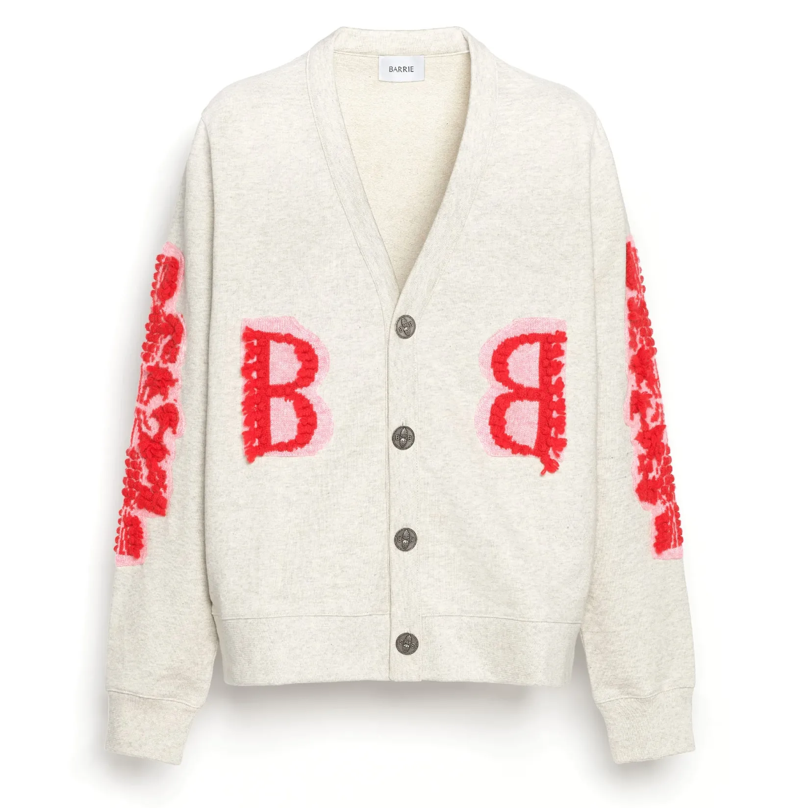 Women Barrie Cardigan in cotton with a cashmere B logo