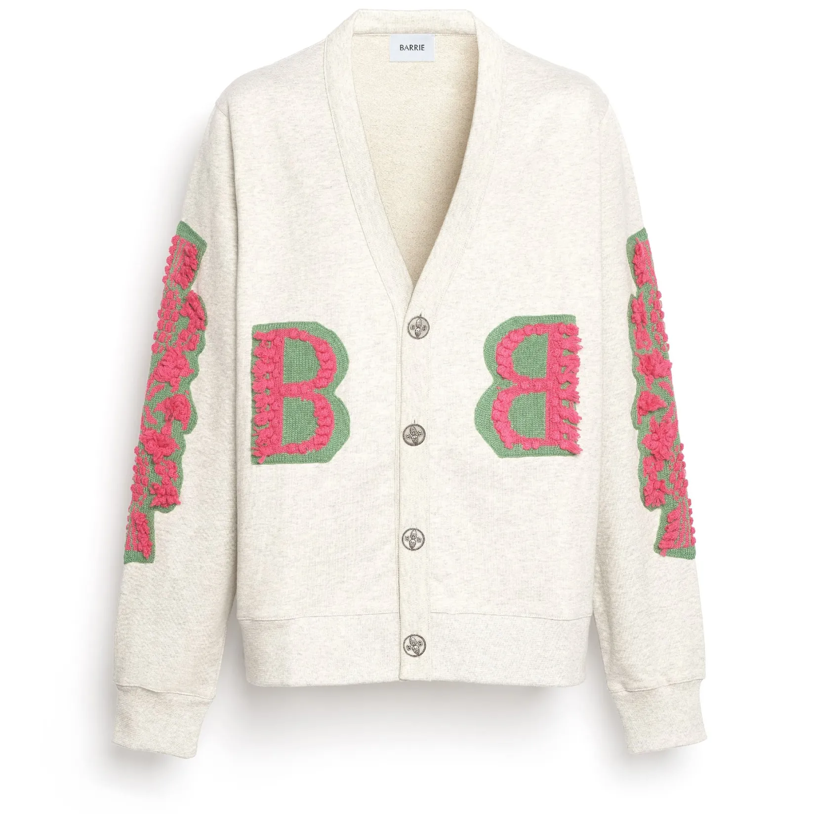 Women Barrie Cardigan in cotton with a cashmere B logo
