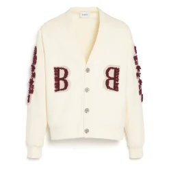 Women Barrie Cardigan in cotton with a cashmere B logo