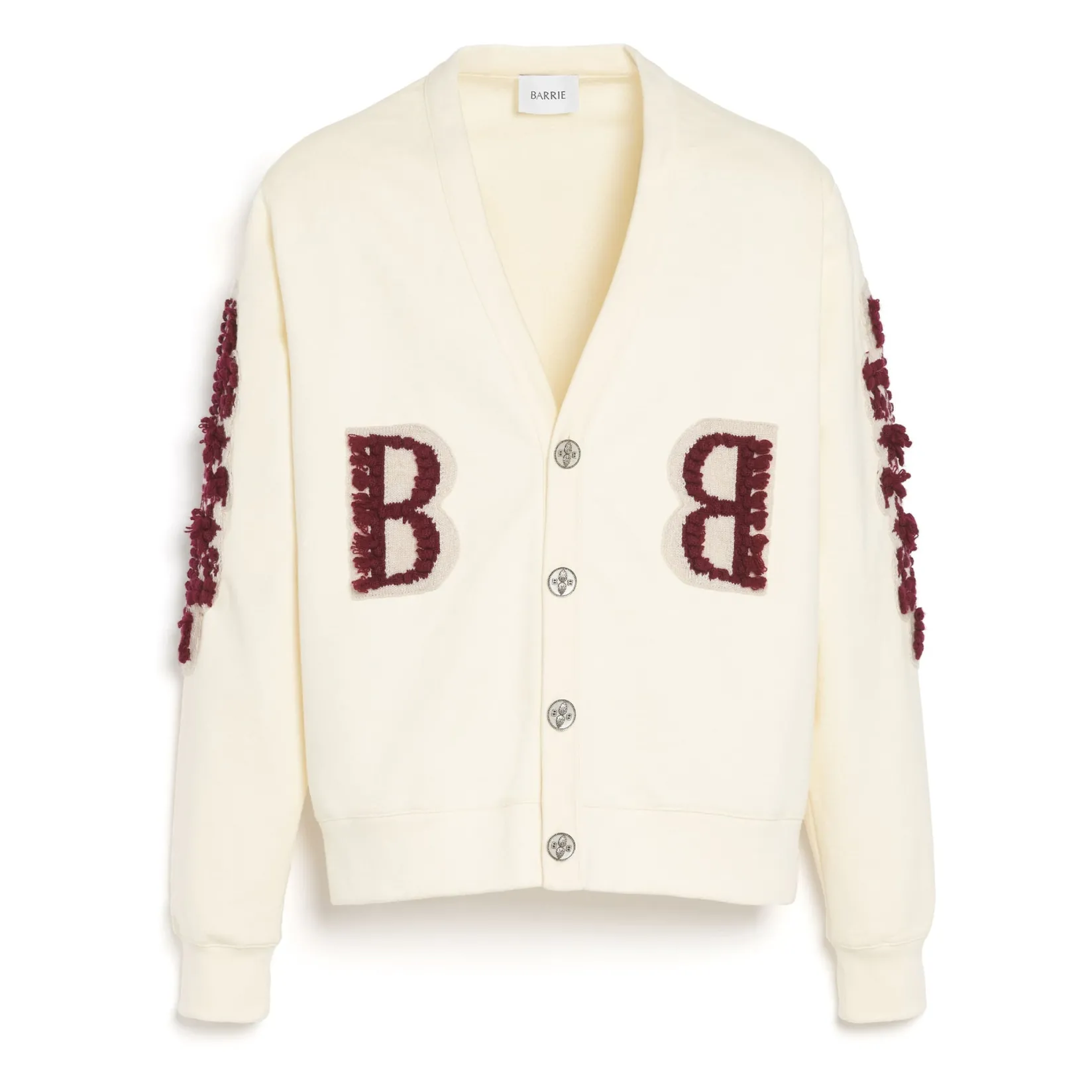 Women Barrie Cardigan in cotton with a cashmere B logo