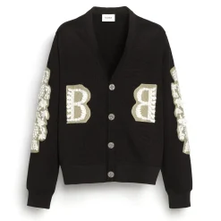 Women Barrie Cardigan in cotton with a cashmere B logo