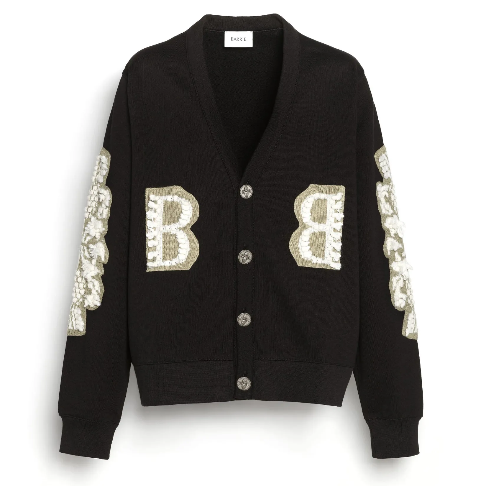 Women Barrie Cardigan in cotton with a cashmere B logo