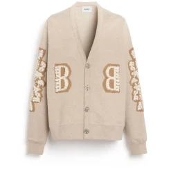 Women Barrie Cardigan in cotton with a cashmere B logo
