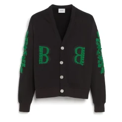 Women Barrie Cardigan in cotton with a cashmere B logo