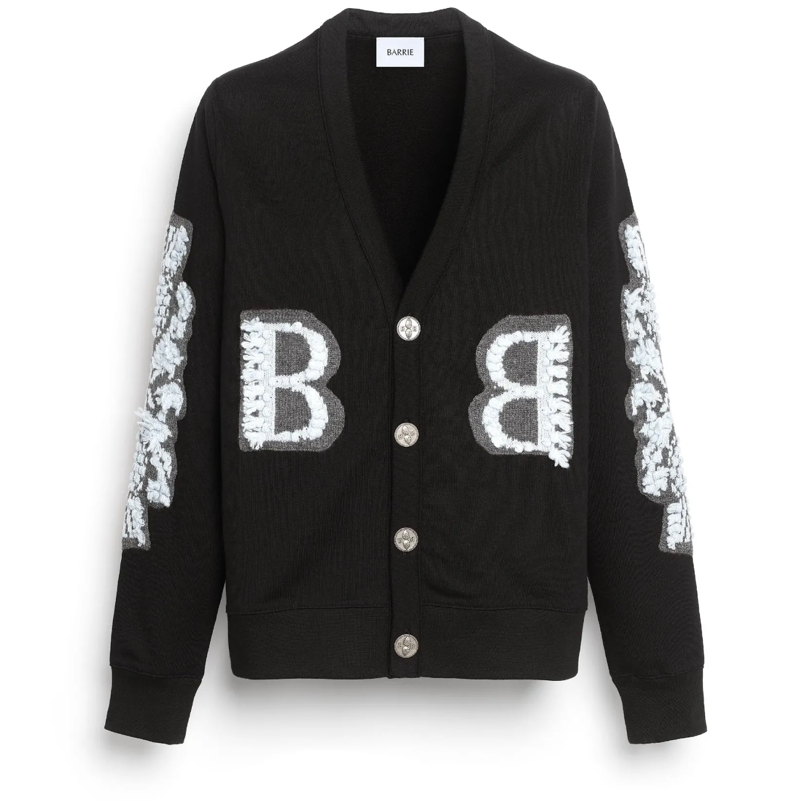 Women Barrie Cardigan in cotton with a cashmere B logo