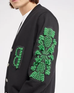 Women Barrie Cardigan in cotton with a cashmere B logo