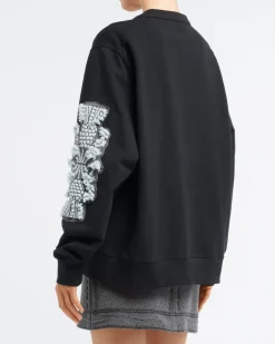 Women Barrie Cardigan in cotton with a cashmere B logo