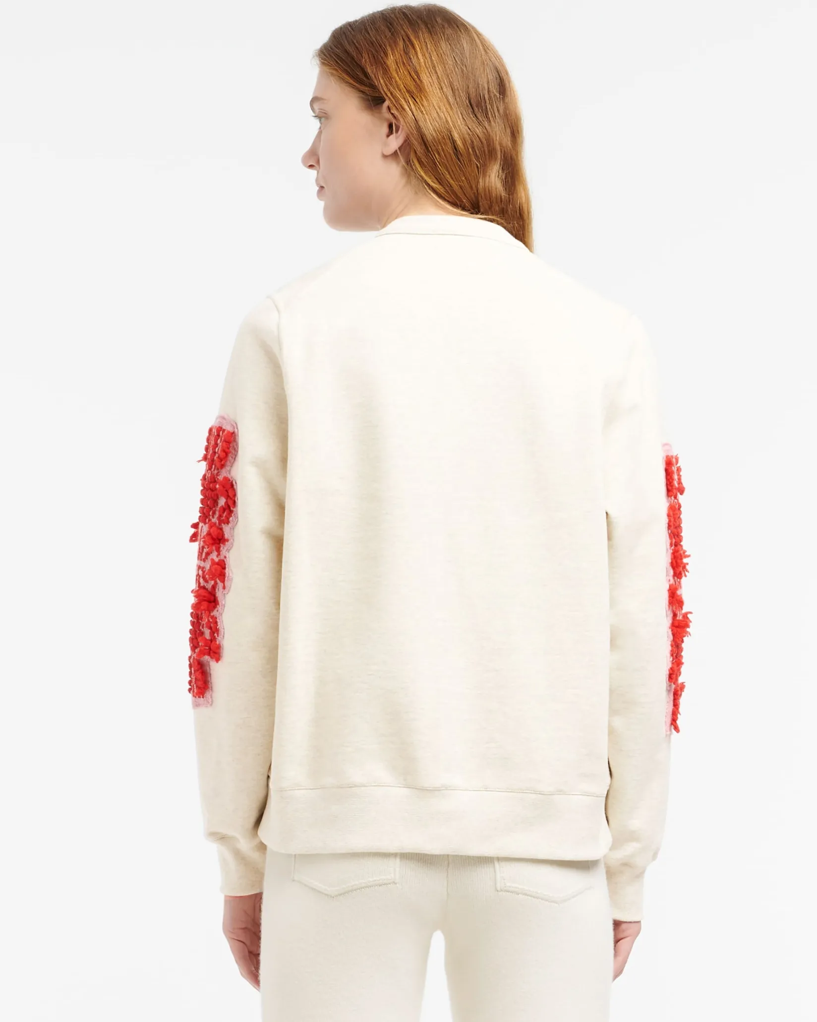 Women Barrie Cardigan in cotton with a cashmere B logo