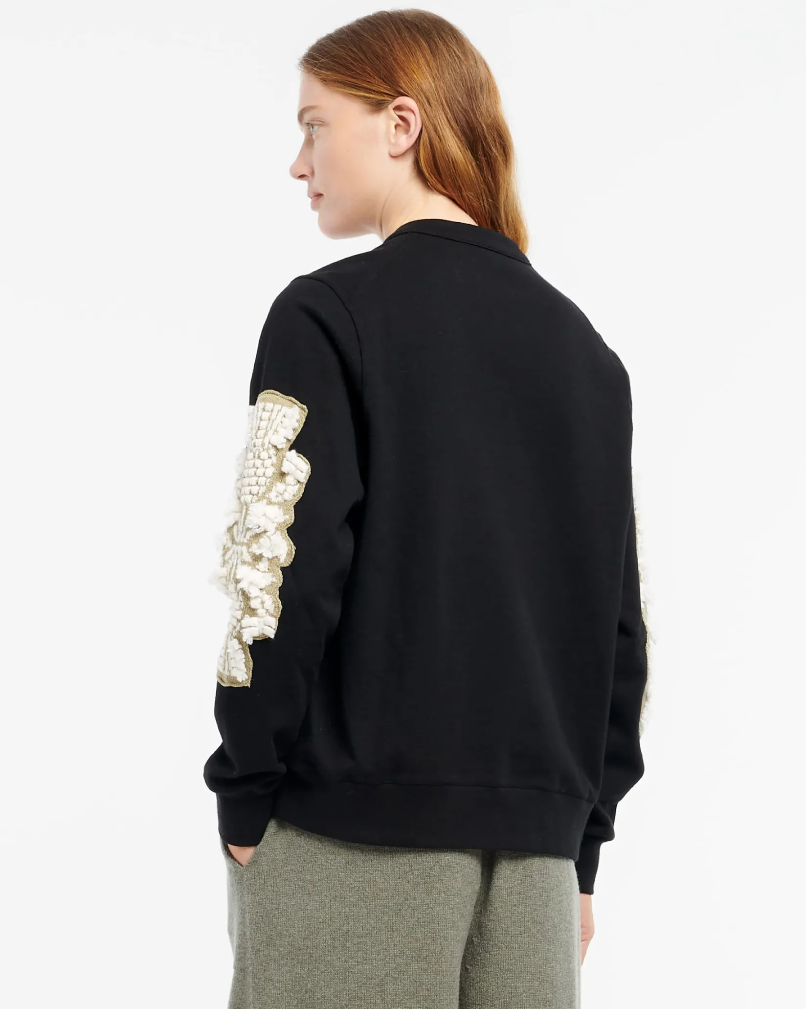 Women Barrie Cardigan in cotton with a cashmere B logo