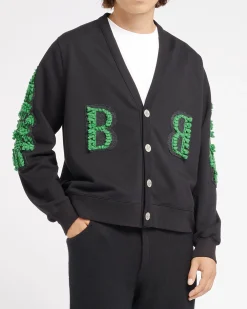Women Barrie Cardigan in cotton with a cashmere B logo