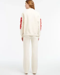 Women Barrie Cardigan in cotton with a cashmere B logo