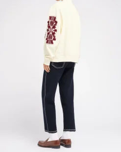 Women Barrie Cardigan in cotton with a cashmere B logo