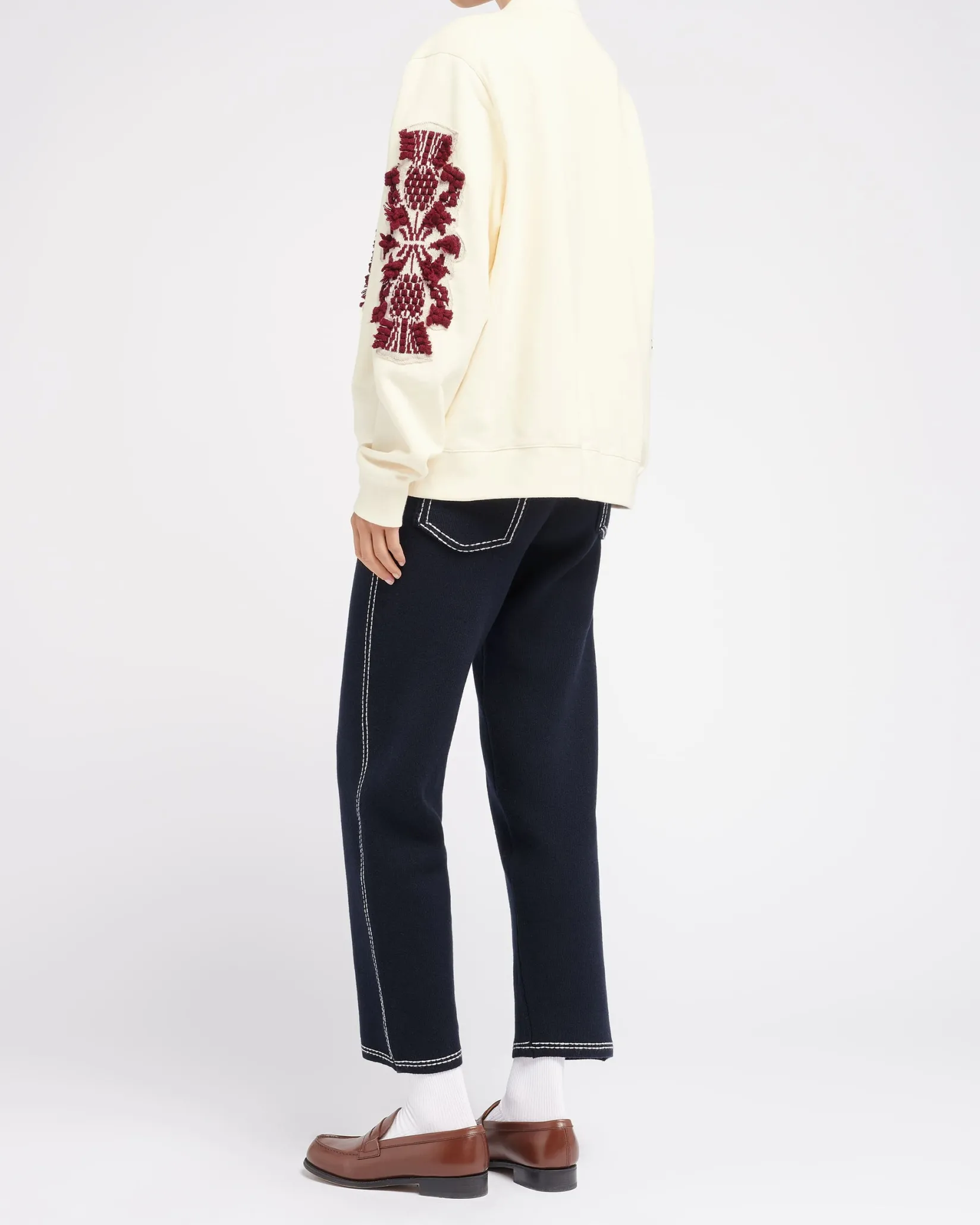 Women Barrie Cardigan in cotton with a cashmere B logo