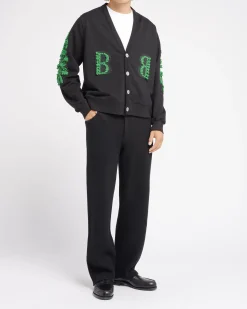 Women Barrie Cardigan in cotton with a cashmere B logo