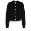 Women Barrie Cashmere and cotton cardigan with an all-over motif
