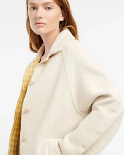 Women Barrie Cashmere and cotton coat