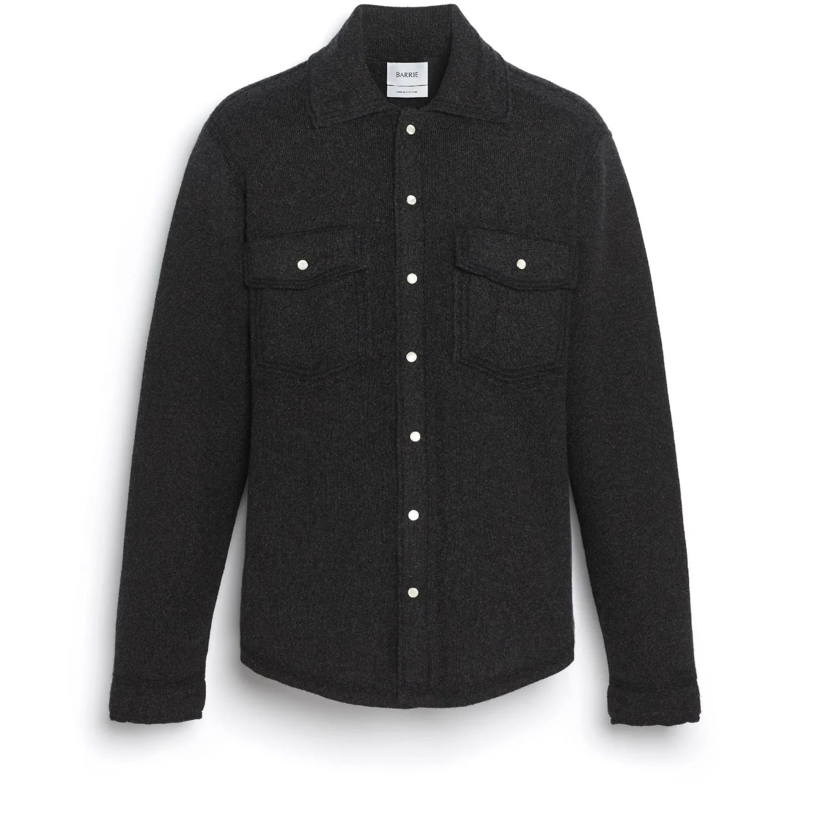 Barrie Cashmere and cotton Denim overshirt