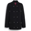 Women Barrie Cashmere and cotton military-style jacket
