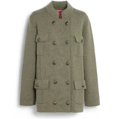 Women Barrie Cashmere and cotton military-style jacket
