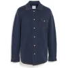 Barrie Cashmere and cotton overshirt