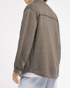 Barrie Cashmere and cotton overshirt