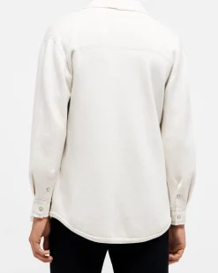 Barrie Cashmere and cotton overshirt