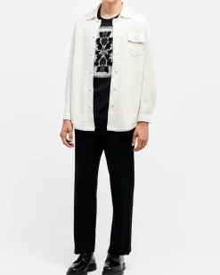Barrie Cashmere and cotton overshirt