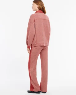 Women Barrie Cashmere and cotton patchwork Denim trousers