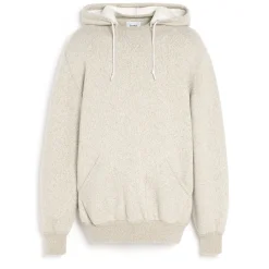 Barrie Cashmere and cotton sportswear hooded sweatshirt