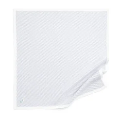 Women Barrie Cashmere and cotton striped scarf