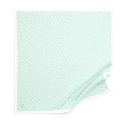 Women Barrie Cashmere and cotton striped scarf