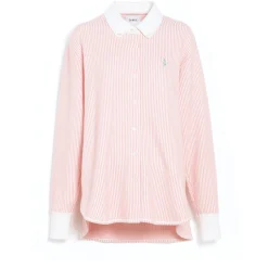 Women Barrie Cashmere and cotton striped shirt