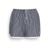 Women Barrie Cashmere and cotton striped shorts